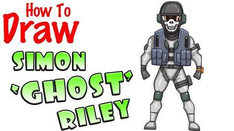 How To Draw Simon Ghost Riley Call Of Duty Youtube
