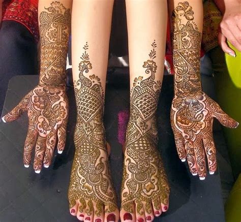 Latest Bridal Mehndi Desings For Hand And Feet In 2020