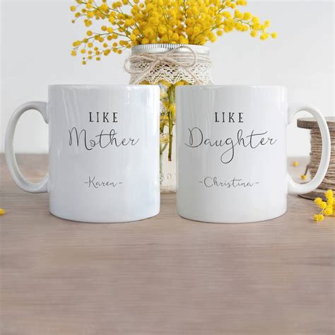 Personalised Like Mother Like Daughter Mug T Set By Hope And