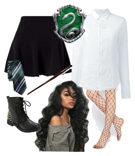 Slytherin Girl By Kkboyce On Polyvore Featuring Polyvore Fashion Style