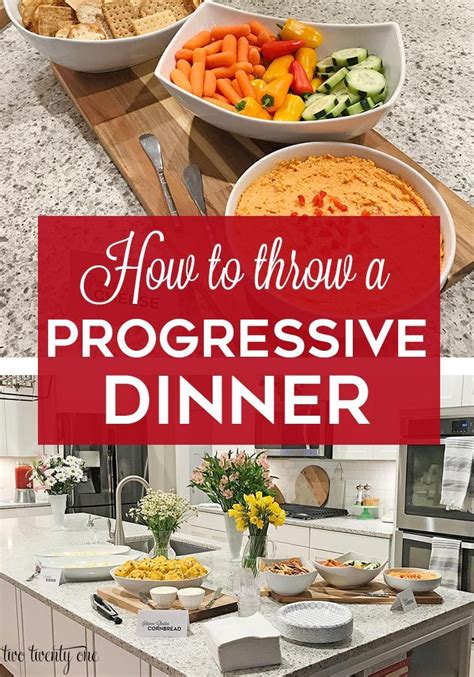 Add a dash of fun to your next dinner party with a unique potluck theme. How to Throw a Progressive Dinner | Progressive dinner ...