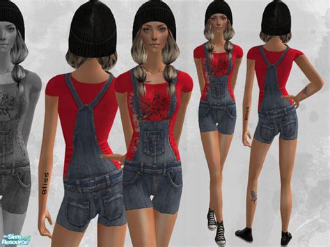 The Sims Resource Dungarees