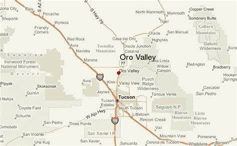 Oro Valley Arizona Map