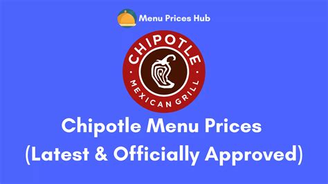 Chipotle Menu Prices Updated July 2023