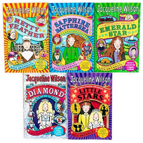 Jacqueline Wilson Hetty Feather Series Collection 5 Books Set Pack Lit