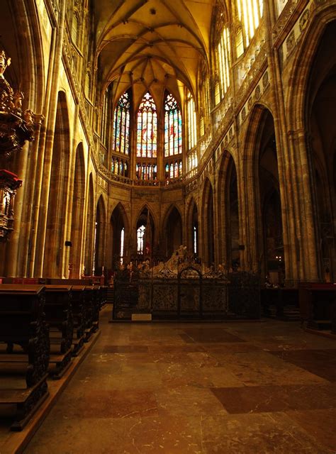 Inside St Vitus Cathedral Taken In St Vitus Cathedral Pra Flickr