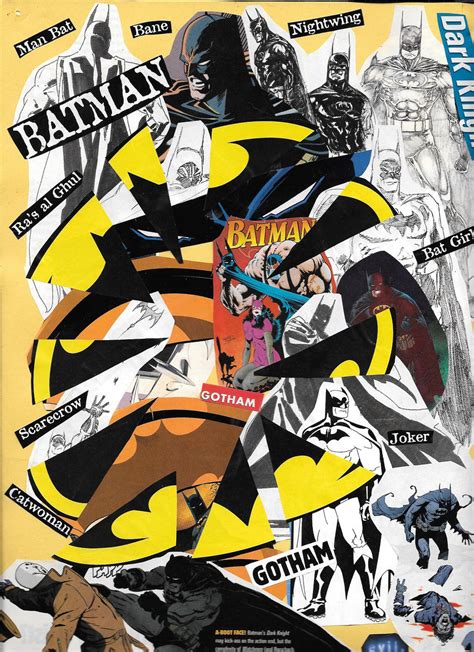 Batman Collage By Deluxzero On Deviantart