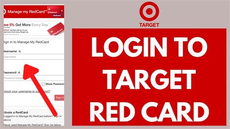 Target Red Card Login Tutorial How To Sign In Target Credit Card