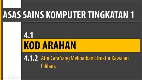 Struktur kawalan pilihan bersarang (nested if statements) • terdiri daripada satu struktur kawalan terbenam dalam satu struktur kawalan yang lain. Atur Cara yang melibatkan Struktur Kawalan Pilihan - ASK ...