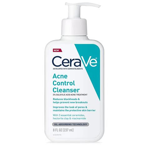 Cerave Acne Control Cleanser เซราวี แอคเน่ คลีนเซอร์ โฟมล้างหน้า 237ml