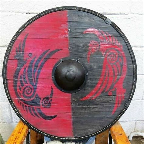 Viking Round Shield Fully Functional Battle Shield Replica With