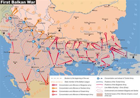 The First And Second Balkan War A Year Of War