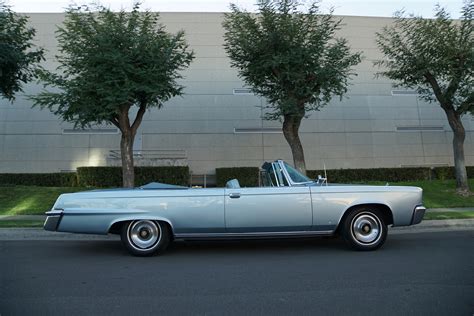 1965 Chrysler Imperial Crown 413340hp V8 Convertible Stock 2225 For