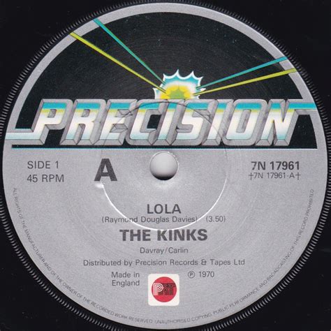 The Kinks Lola Vinyl Discogs