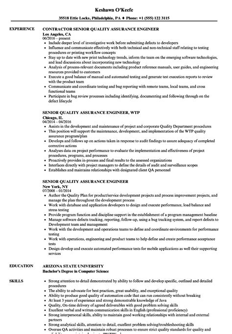 Manufacturing engineer resume example mechanical engineering. Quality Assurance Engineer Resume Samples