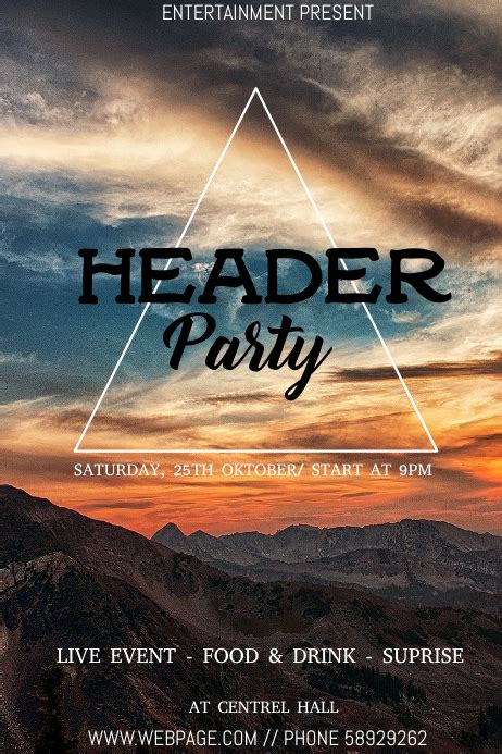 Party Event Flyer Template Postermywall