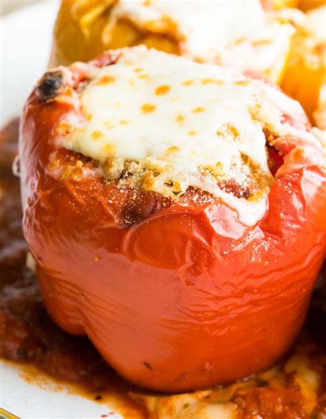 Our Italian Stuffed Peppers Have A Meaty Stuffing Bursting With Classic