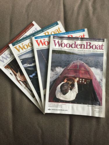 Wooden Boat Magazine Lot 6 Issues From 2016 And 2017 Ebay