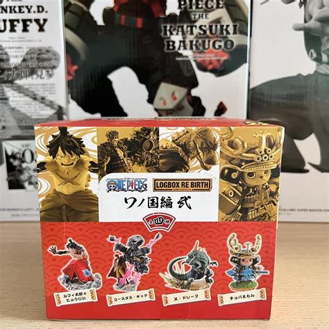 Megahouse One Piece Logbox Rebirth Wanokuni Vol2 Set Of 4 Hobbies And Toys Toys And Games On