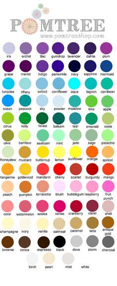 Dina Kowal Creative Touch Marker Color Charts Color Palette