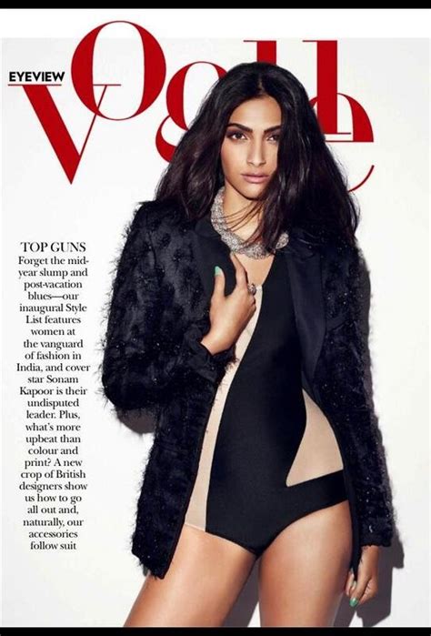 Sonam Kapoor Magazine Photoshoot For Vogue India Magazine June 2013