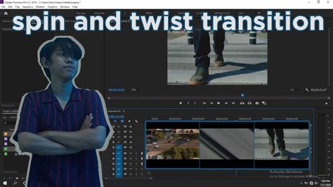 Transition Template Adobe Premiere Pro Spin And Twist Transition By