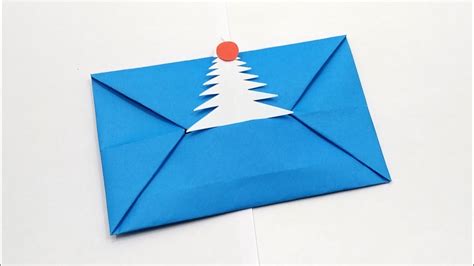 How To Make Origami Xmas T Card Envelope Paper Christmas T Card