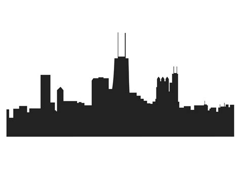Chicago Skyline Outline Clipart Best