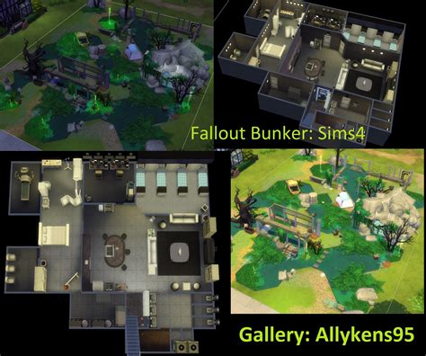Sims4 Apocalyptic Fallout Bunker W Hidden Items Gallery At
