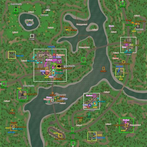 Steam Community Unturned 314110 Spawns Maps With Legend