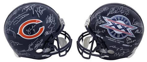 1985 Bears Team Signed Chicago Bears Super Bowl Xx Champs Logo