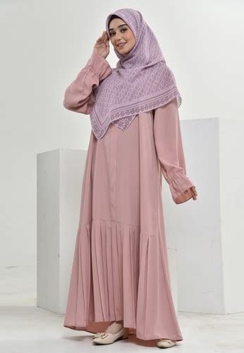 Jual Rabbani Rabbani Gamis Dewasa Dresslim Bita Dusty Pink Exclusive