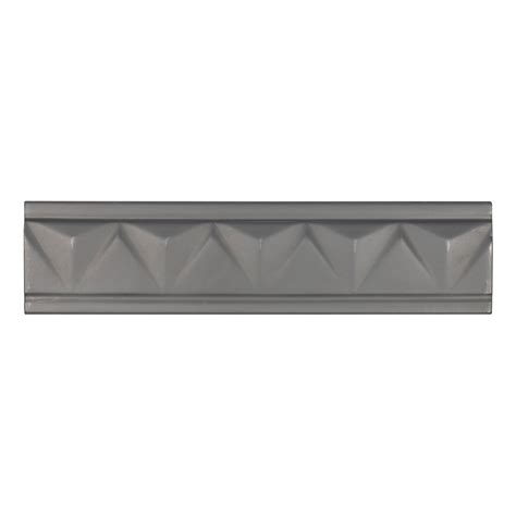Desire Steel Grey 8cm X 33cm Border Tile