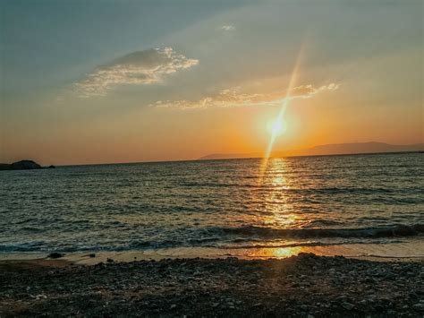 Free Stock Photo Of Beach Sunset Golden Sunset
