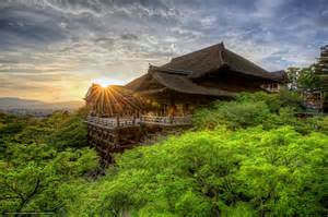 Download Wallpaper Kiyomizu Dera Temple Sunset Kyoto Free Desktop