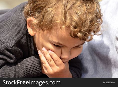 3 Boy Making Funny Face Hand Free Stock Photos Stockfreeimages
