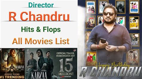 Director R Chandru Movies R Chandru Movies List Kabzaa Movie
