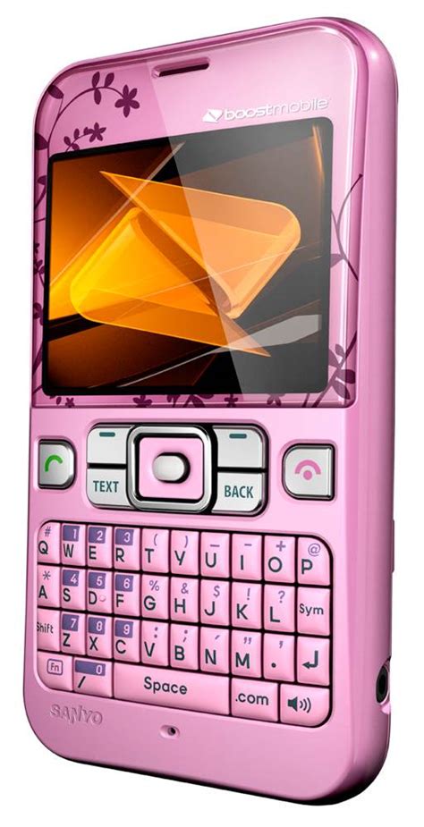 Sanyo Juno Prepaid Phone Pink Boost Mobile Cell Phones