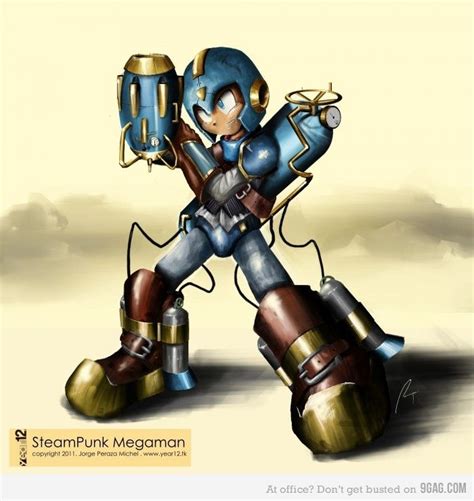 Steampunk Megaman Mega Man Art Mega Man Game Character