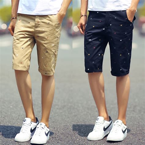 2016 New Brand Mens Shorts Print Casual Mens Shorts