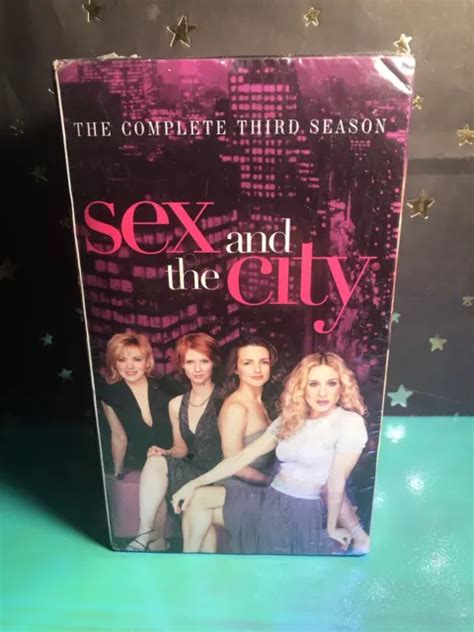 Sex And The City The Complete Third Season Vhs 4 Tape Set Brand New