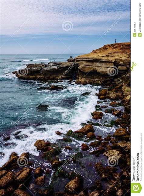 Cliffs Along The Pacific Ocean Stock Image Image Of Architecture