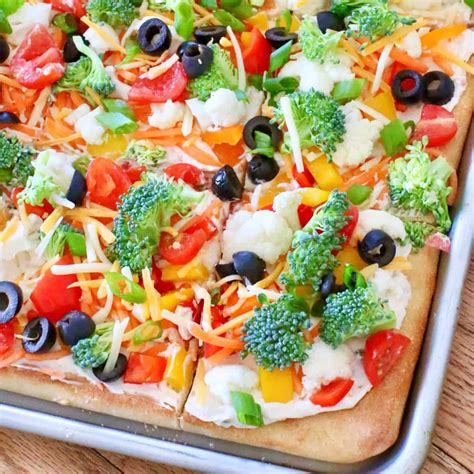 The Best Veggie Pizza The Country Cook