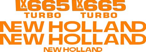 New Holland Lx665 Replacement Decal Sticker Kit