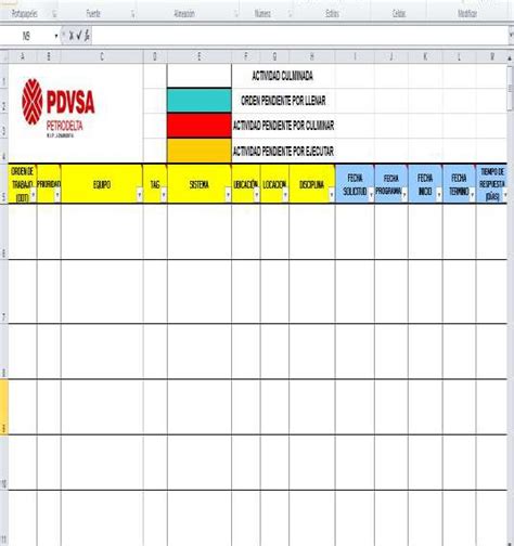 Como Hacer Orden De Trabajo En Excel Sample Excel Templates