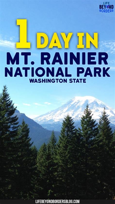 Seattle To Mt Rainier National Park United States A Great Day Trip