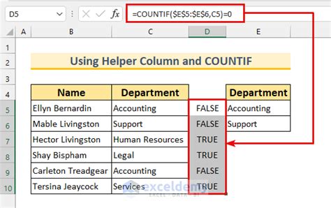 How To Filter Column Based On Another Column In Excel 5 Methods