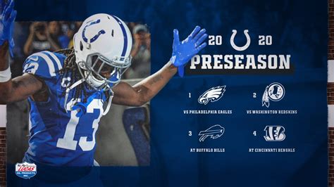 2020 Indianapolis Colts Preseason Schedule Complete Preseason Schedule