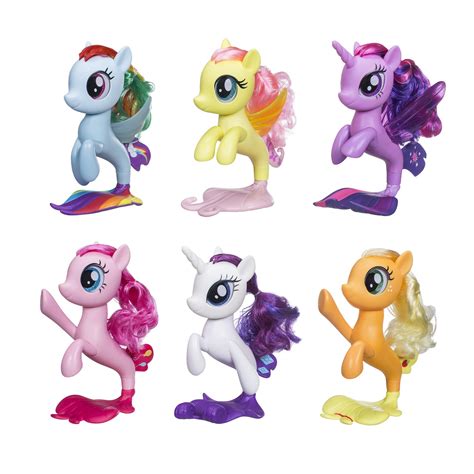 Buy My Little Pony 6 Seapony Toys Twilight Sparkle Rainbow Dash