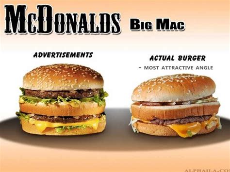 Fast Food Advertisements Vs Reality Business Insider